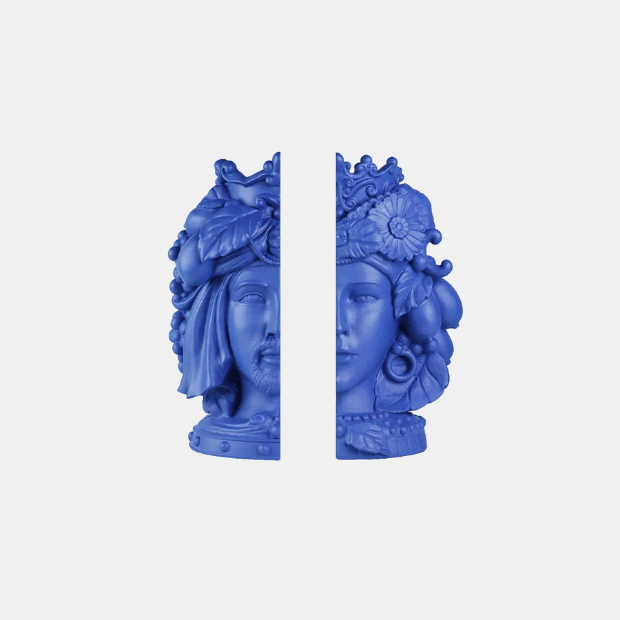 Double Face Bookend – Teste Matte – Amprio Milano