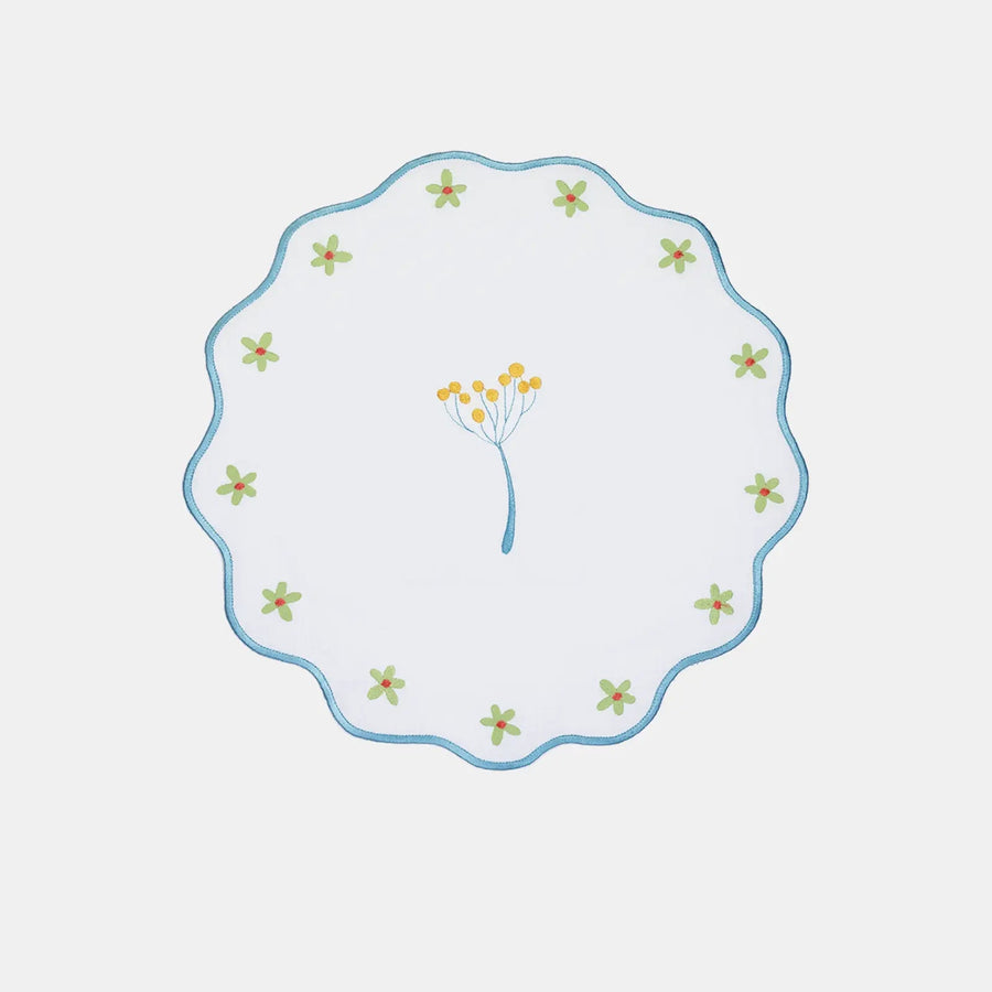 Mamma Mia Embroidered Placemat Rim Amprio Milano