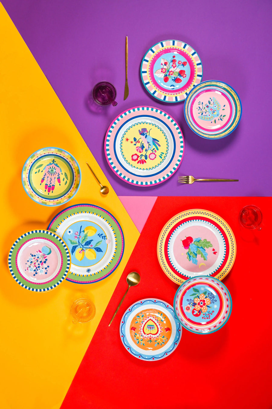 Melamine Dessert Plate - Mamma Mia - Amprio Milano