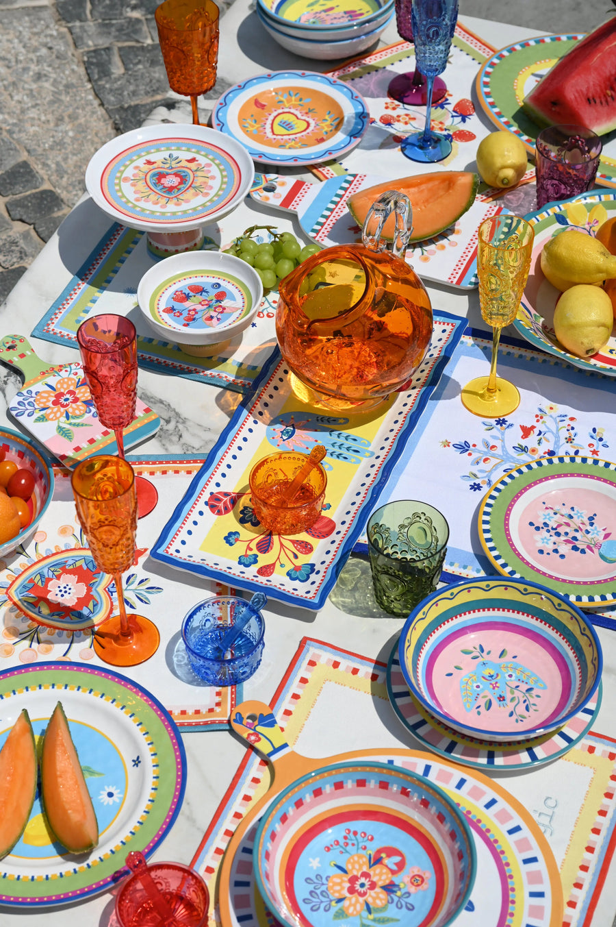 Melamine Dessert Plate - Mamma Mia - Amprio Milano
